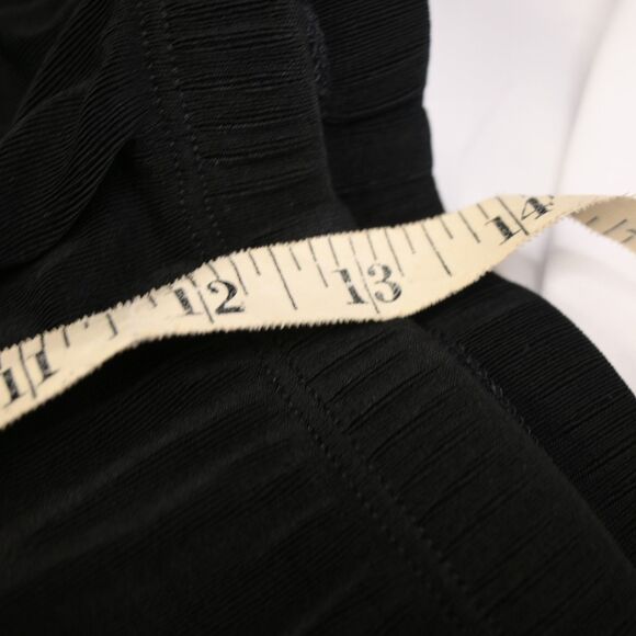 Chicos Travelers 3 Womens 16 Black Indiya Capri Pants Drawstring Hem High Rise - Picture 6 of 7